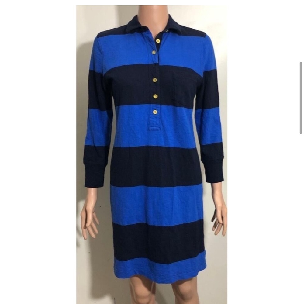 J.Crew Polo Striped Dress XS - Picture 3 of 8
